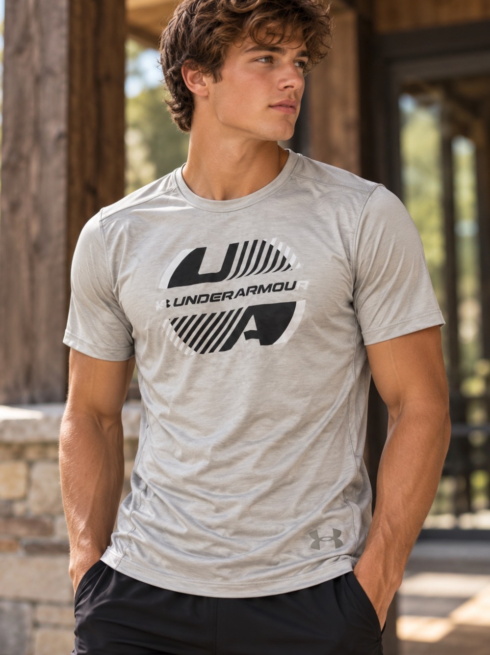 Under Armour Athletic dry- wick shirt